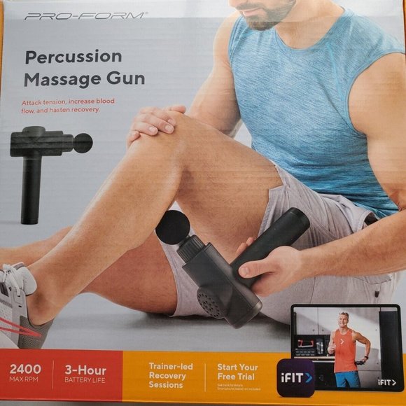 ProForm Other Proform Percussion Therapy Gun 6 Massage Heads 45hr Battery Poshmark